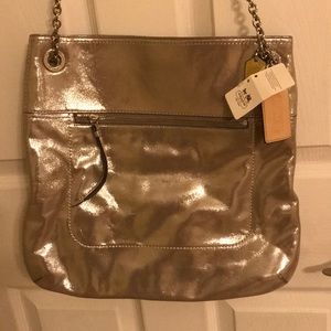 Brand new authentic Coach metallic purse!